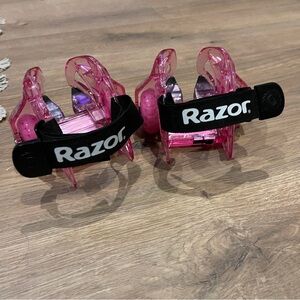 Razor Jett SLX Pink Heel Wheels-light up